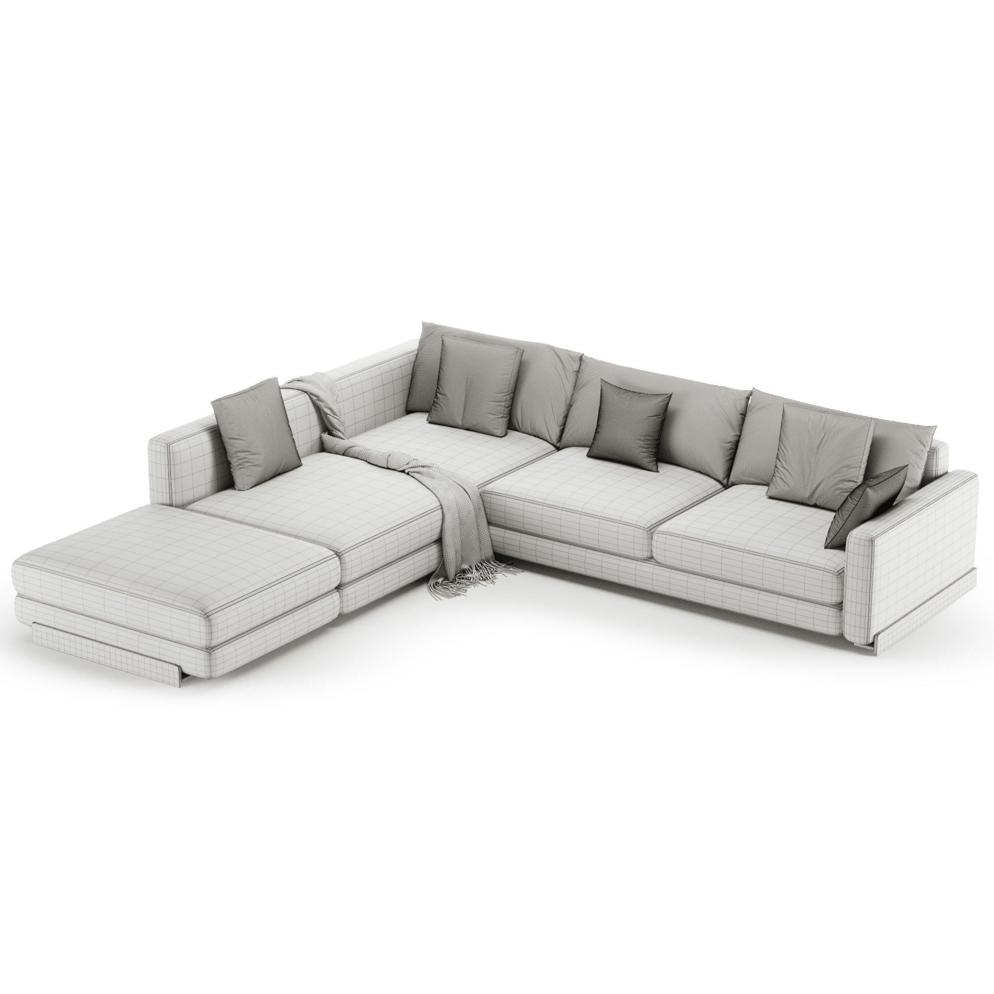Arflex Rendez-Vous D 120 Sofa 3D model_12