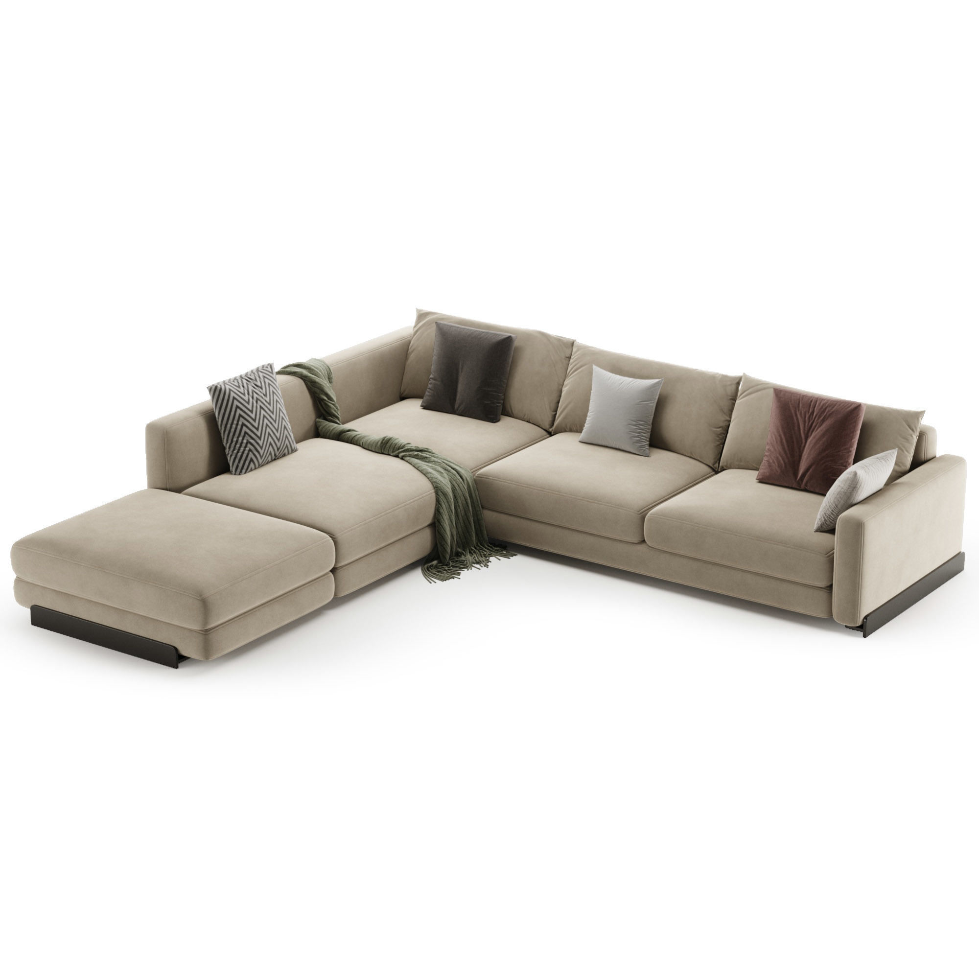 Arflex Rendez-Vous D 120 Sofa 3D model_7