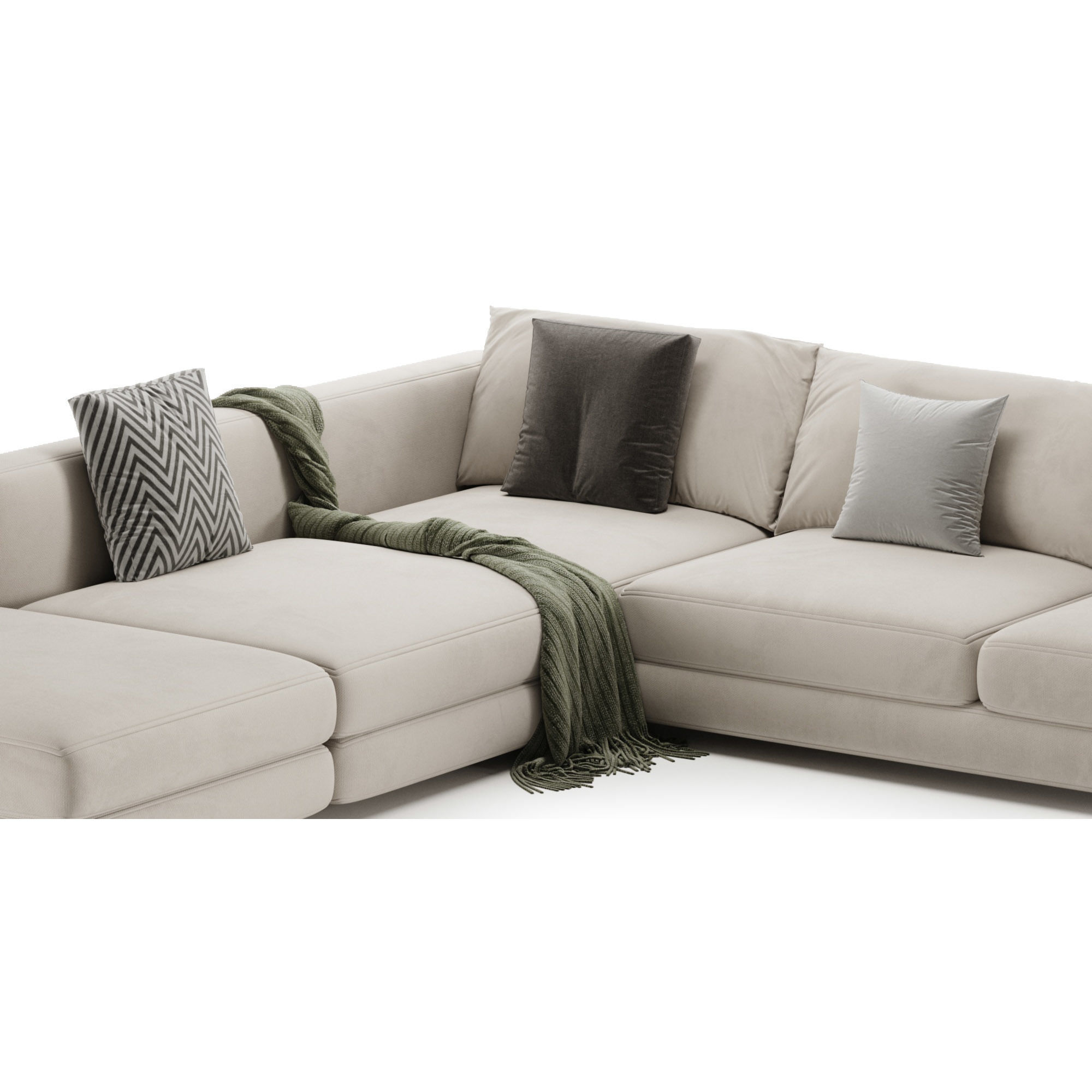Arflex Rendez-Vous D 120 Sofa 3D model_9