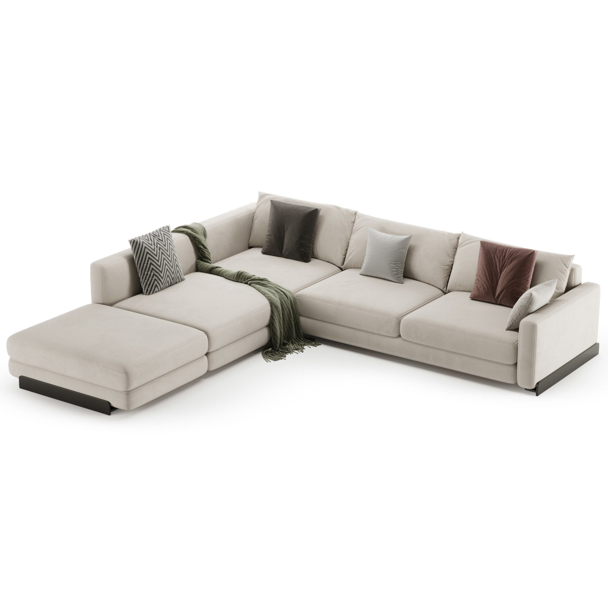 Arflex Rendez-Vous D 120 Sofa 3D model_6