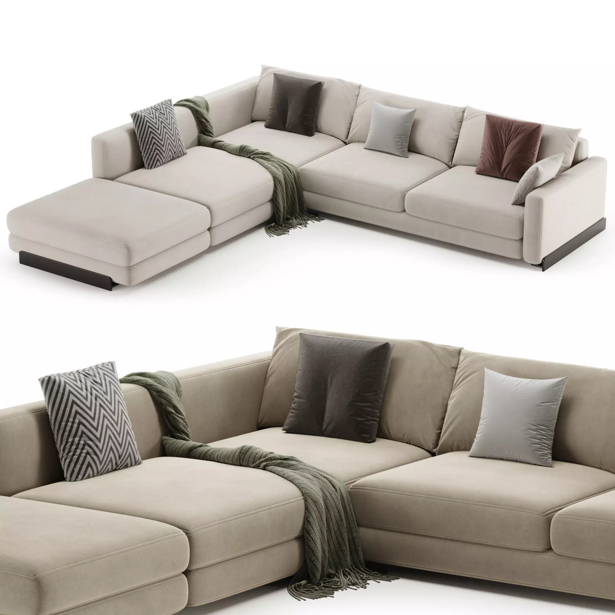 Arflex Rendez-Vous D 120 Sofa 3D model_0
