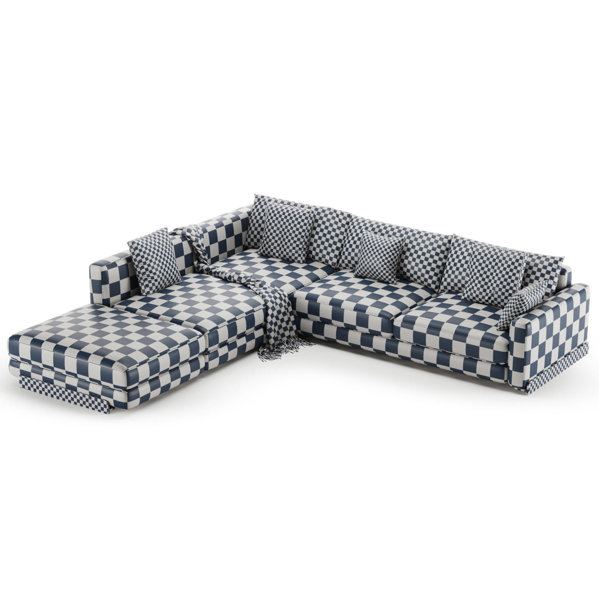 Arflex Rendez-Vous D 120 Sofa 3D model_13