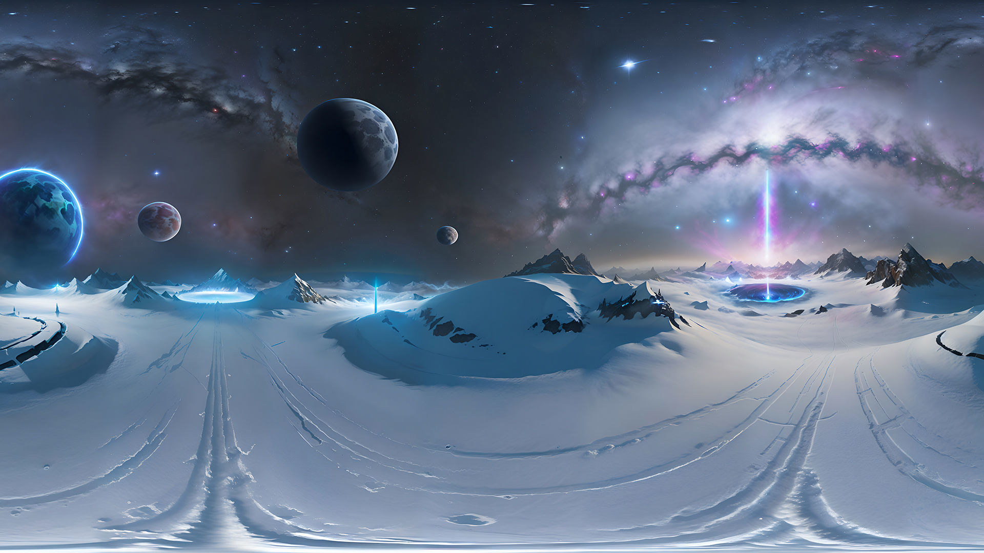 HDRI Alien Places Vol2 Low-poly 3D model_2