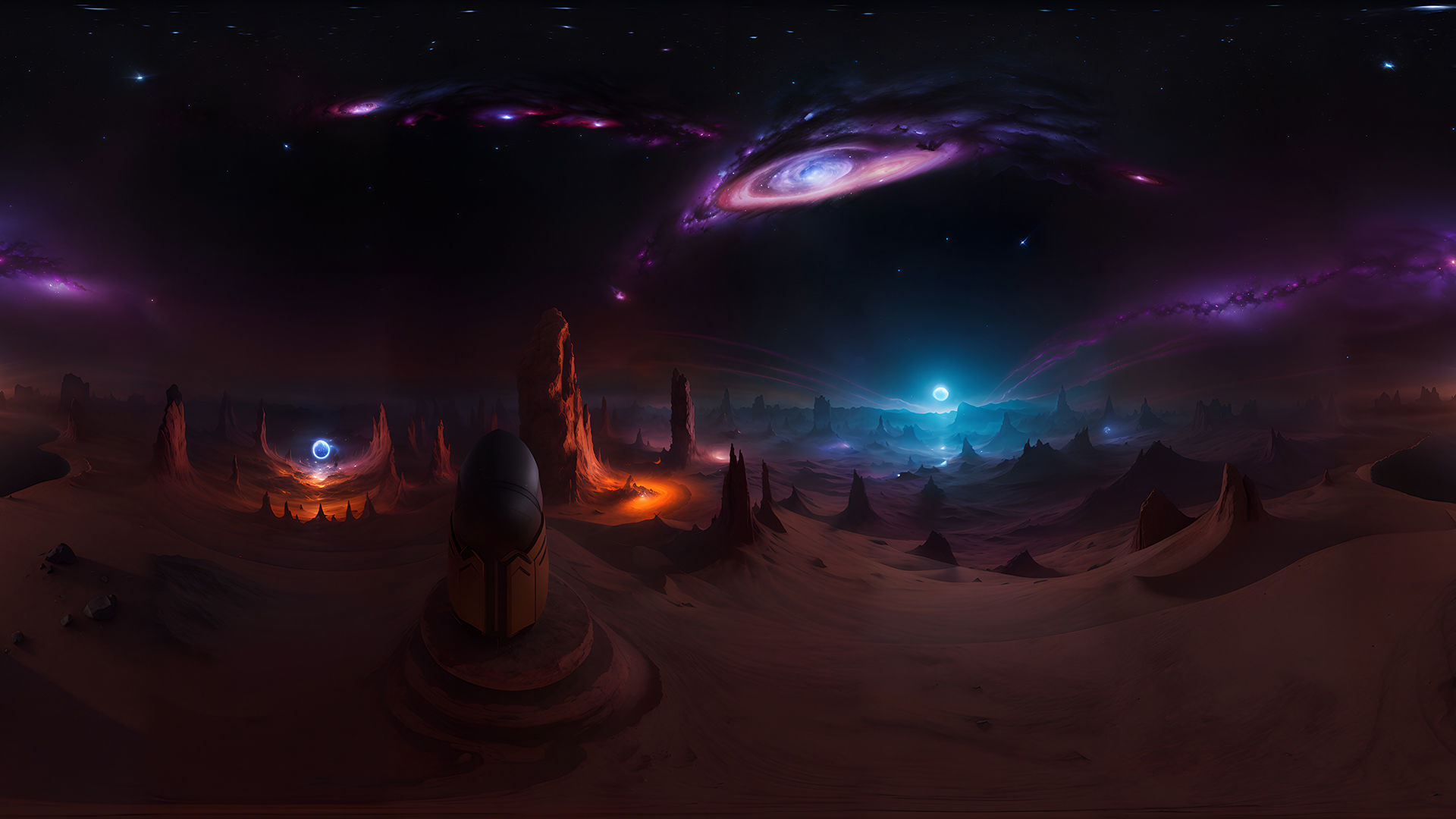 HDRI Alien Places Vol2 Low-poly 3D model_7