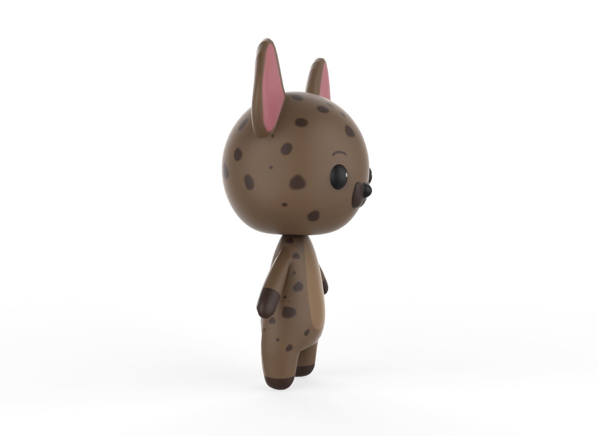  Ratel low poly animated v001 Low-poly 3D model_7