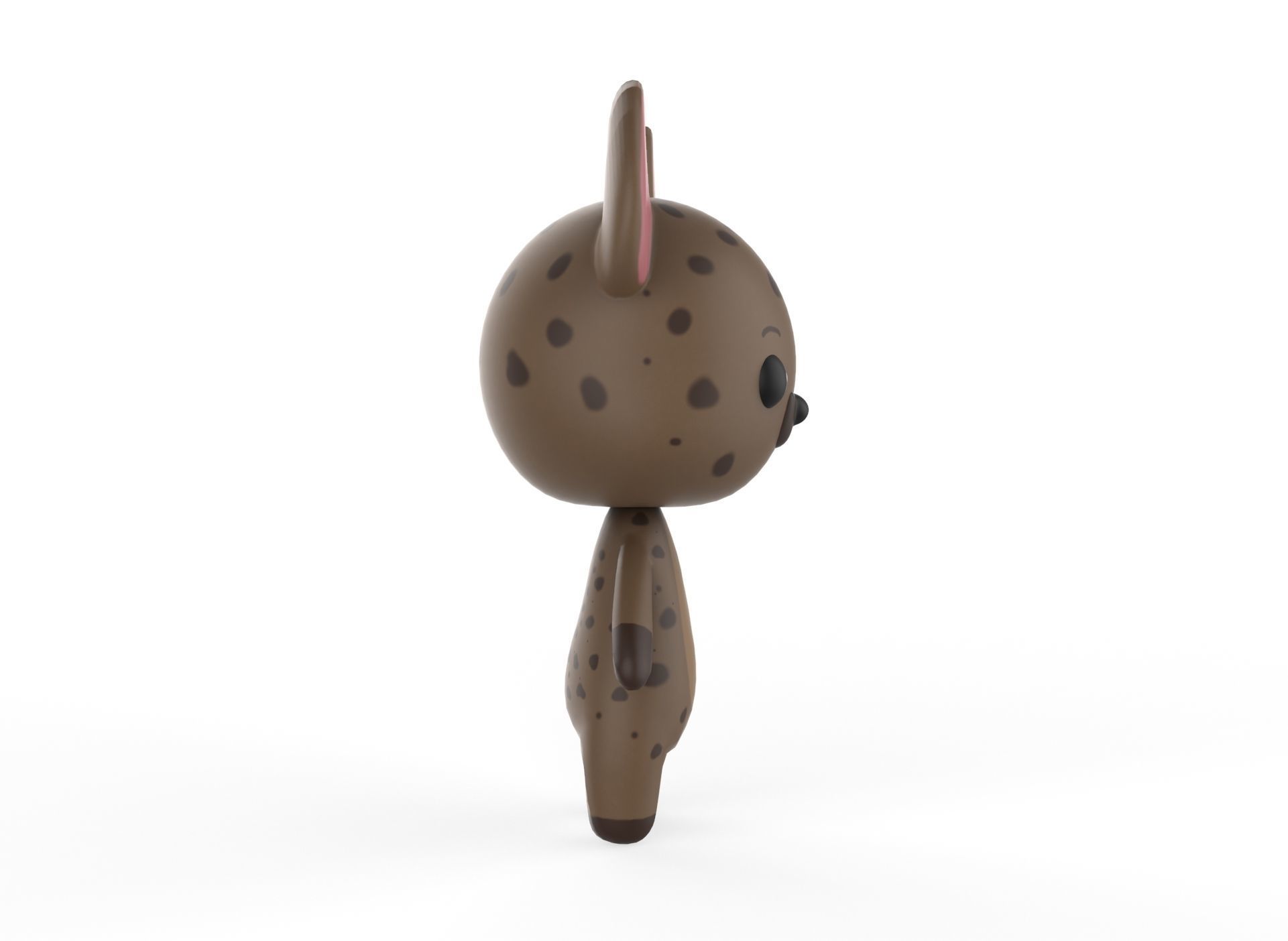  Ratel low poly animated v001 Low-poly 3D model_8