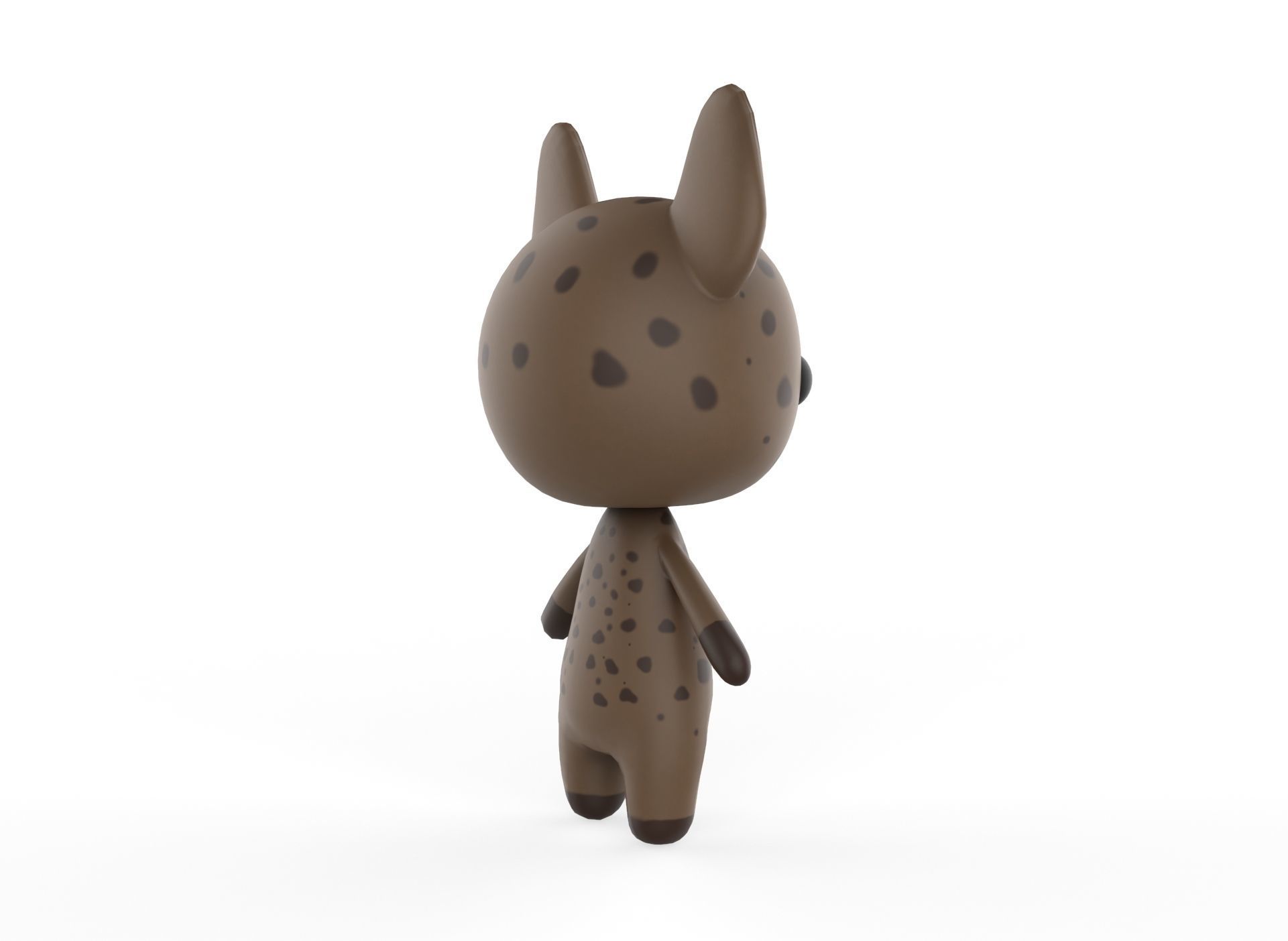  Ratel low poly animated v001 Low-poly 3D model_9