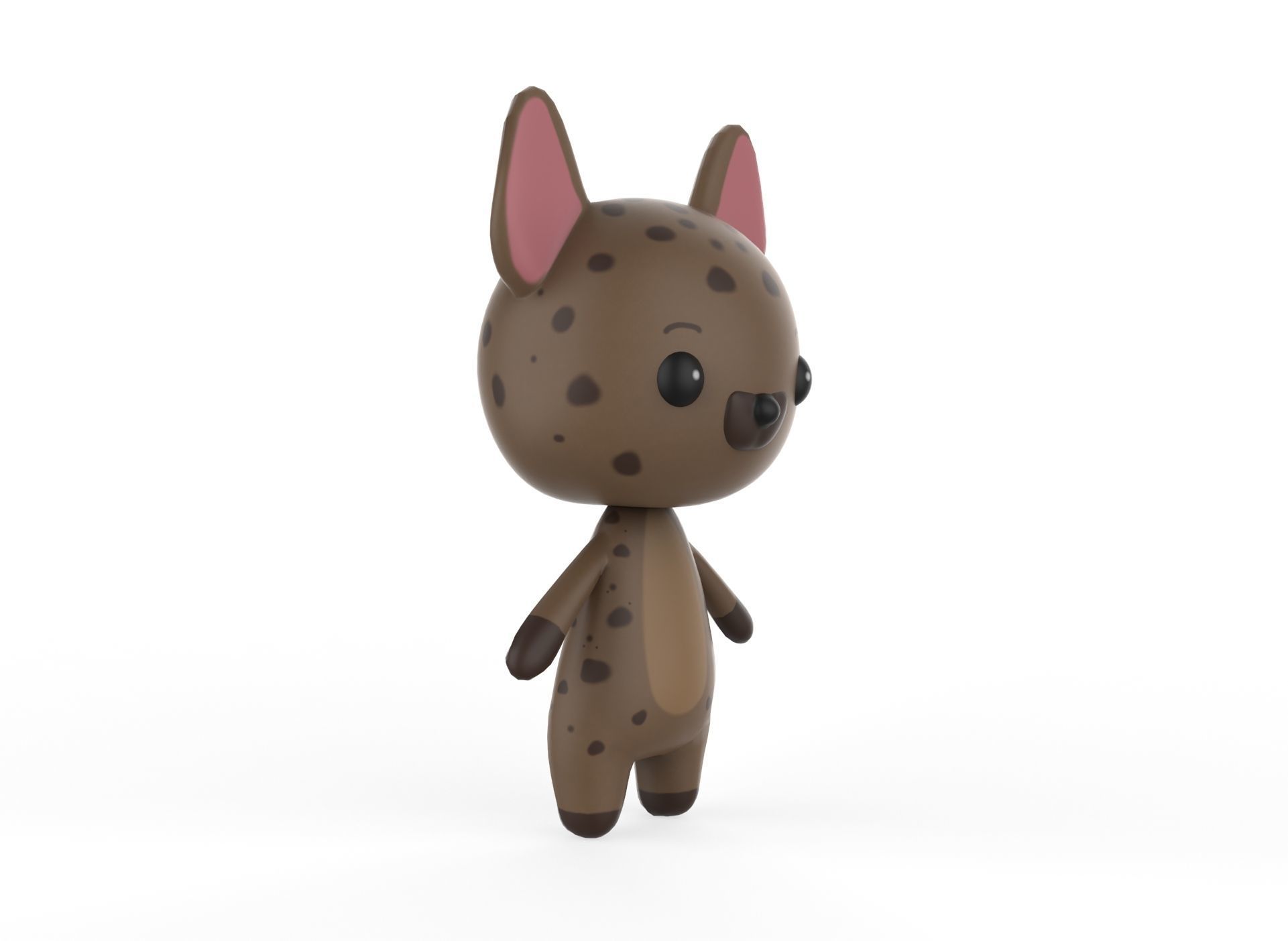  Ratel low poly animated v001 Low-poly 3D model_6
