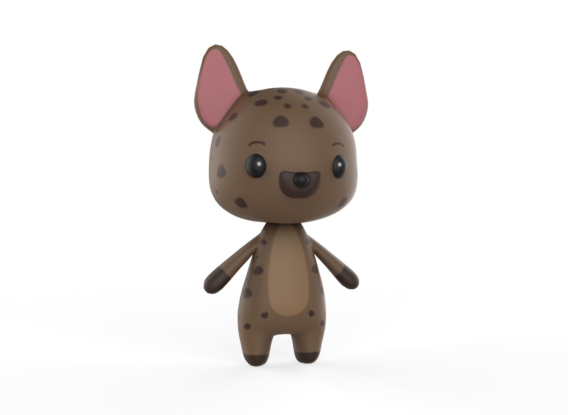  Ratel low poly animated v001 Low-poly 3D model_5