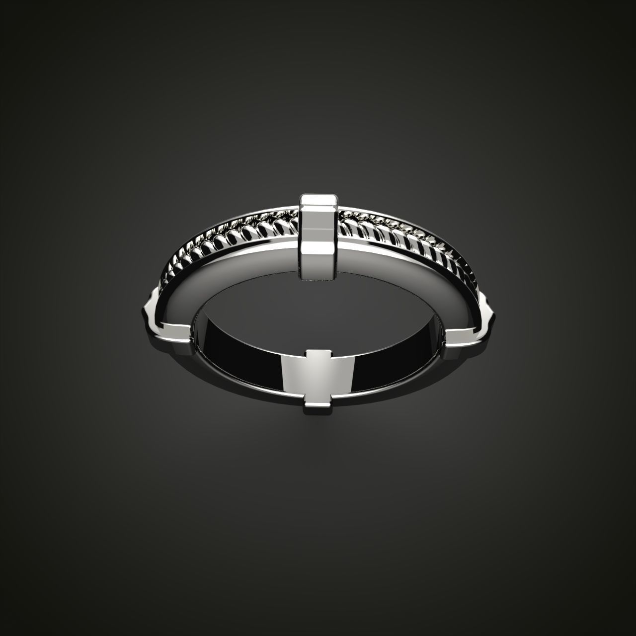 Wedding ring men or unisex  18 sizes europe sizes 3d model  3D print model_4