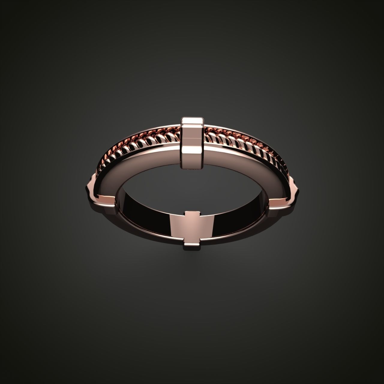 Wedding ring men or unisex  18 sizes europe sizes 3d model  3D print model_3