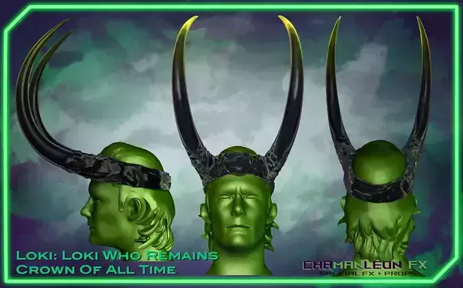 Loki Who Remains Crown of all Time 3D print model