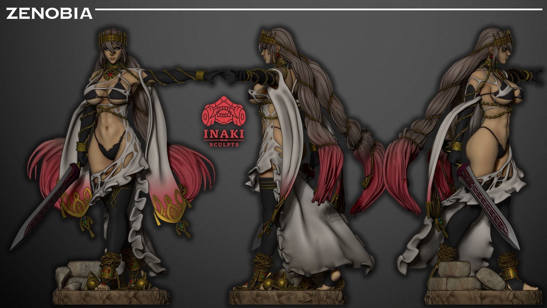 Zenobia - Fate GO 3D print model_6