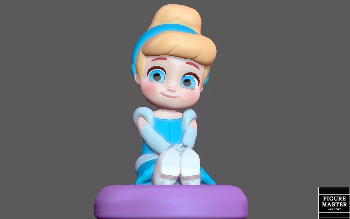 CINDERELLA BABY DISNEY PRINCESS ANIMATION 3D PRINT 3D print model_0