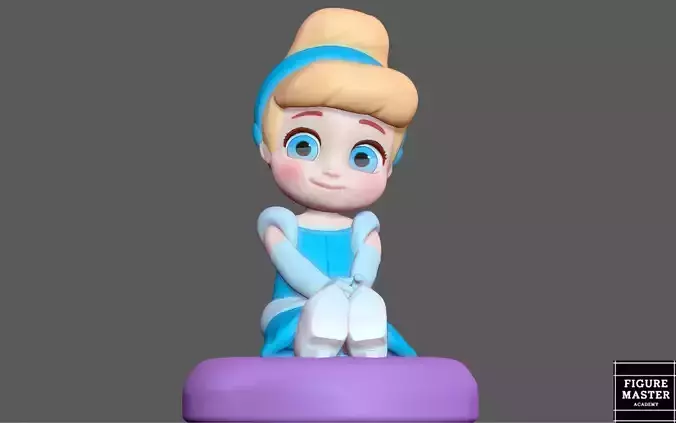 CINDERELLA BABY DISNEY PRINCESS ANIMATION 3D PRINT 3D print model