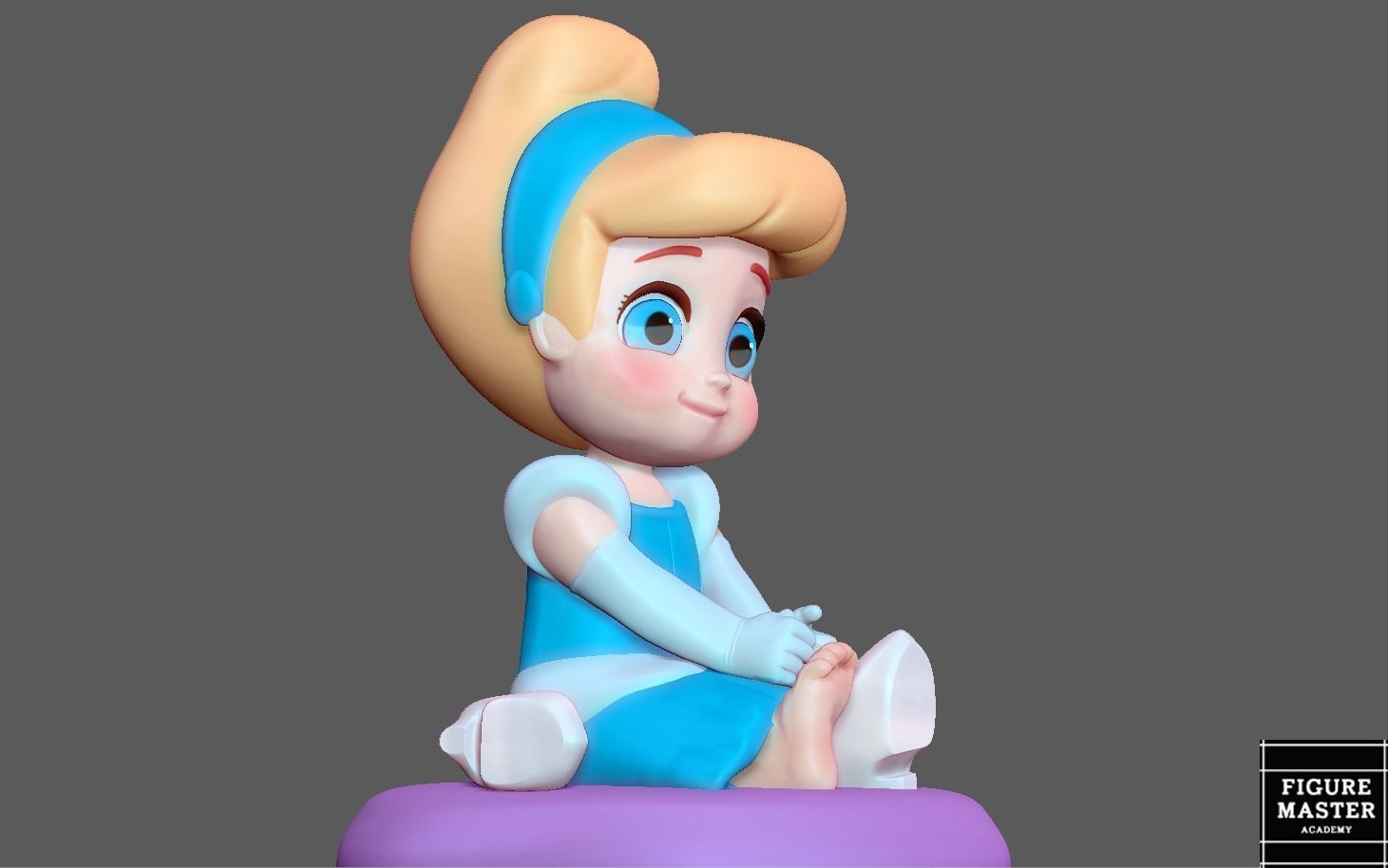 CINDERELLA BABY DISNEY PRINCESS ANIMATION 3D PRINT 3D print model_4