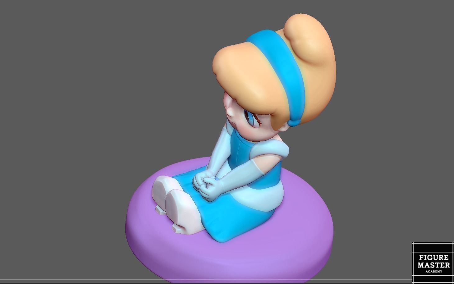CINDERELLA BABY DISNEY PRINCESS ANIMATION 3D PRINT 3D print model_3