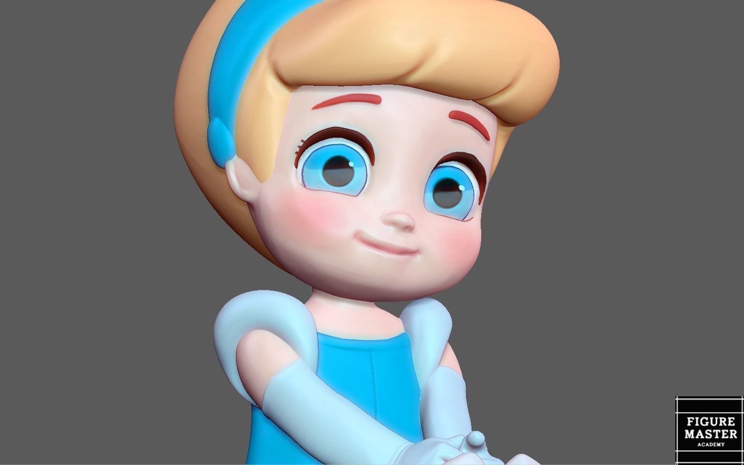 CINDERELLA BABY DISNEY PRINCESS ANIMATION 3D PRINT 3D print model_11