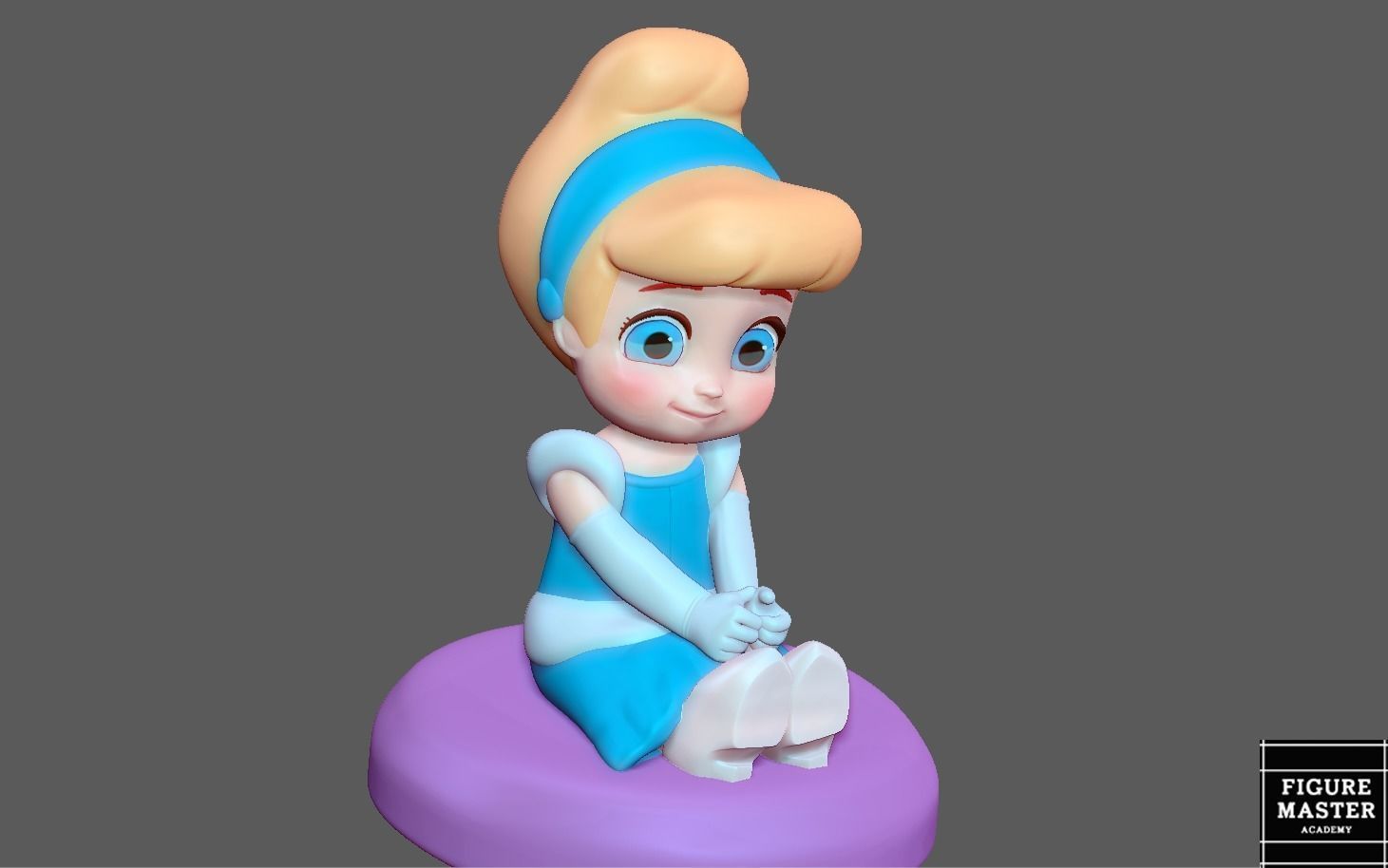 CINDERELLA BABY DISNEY PRINCESS ANIMATION 3D PRINT 3D print model_1