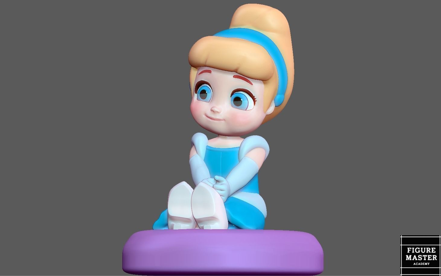 CINDERELLA BABY DISNEY PRINCESS ANIMATION 3D PRINT 3D print model_6