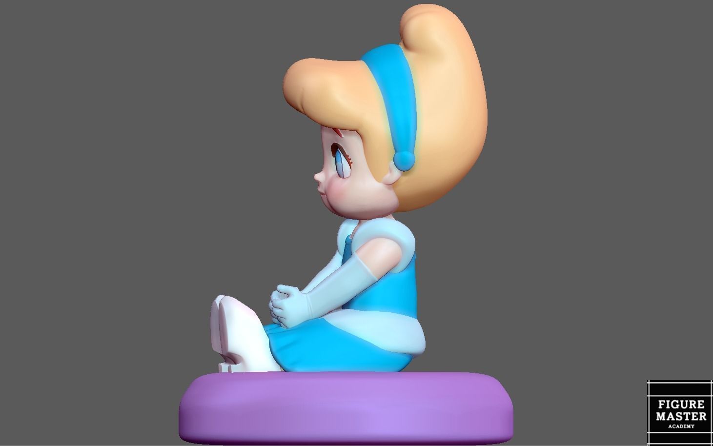 CINDERELLA BABY DISNEY PRINCESS ANIMATION 3D PRINT 3D print model_8