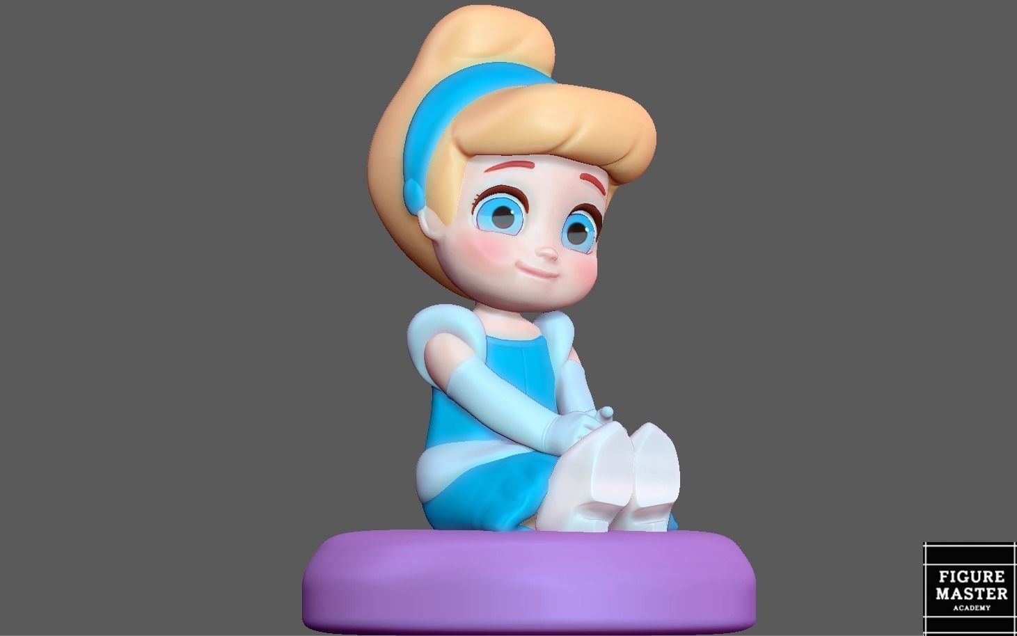 CINDERELLA BABY DISNEY PRINCESS ANIMATION 3D PRINT 3D print model_5