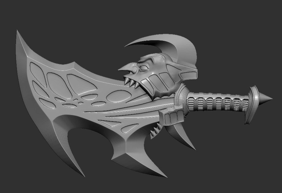 Lego Minifigures - Kratos  God Of War 3 3D print model_20