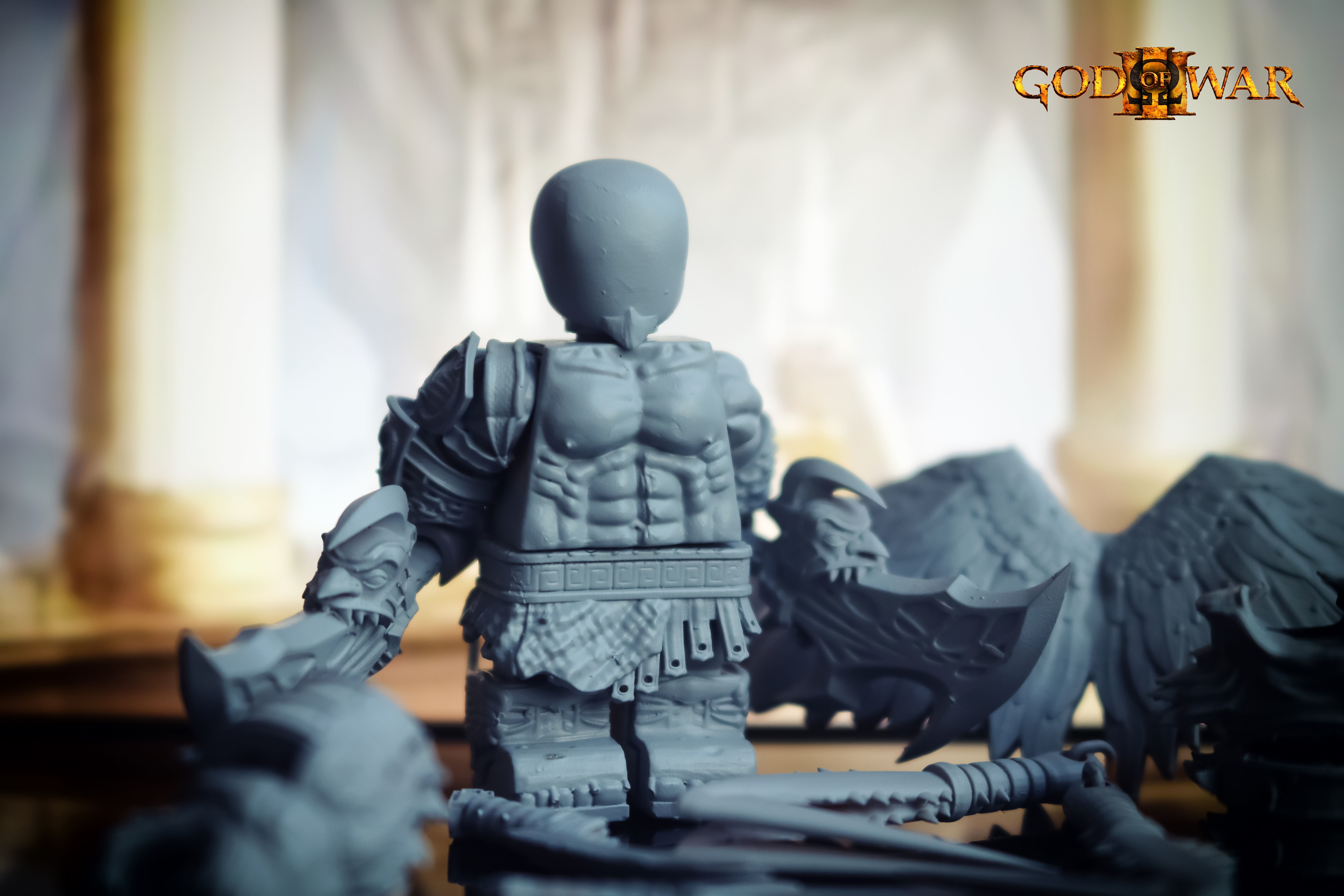 Lego Minifigures - Kratos  God Of War 3 3D print model_3