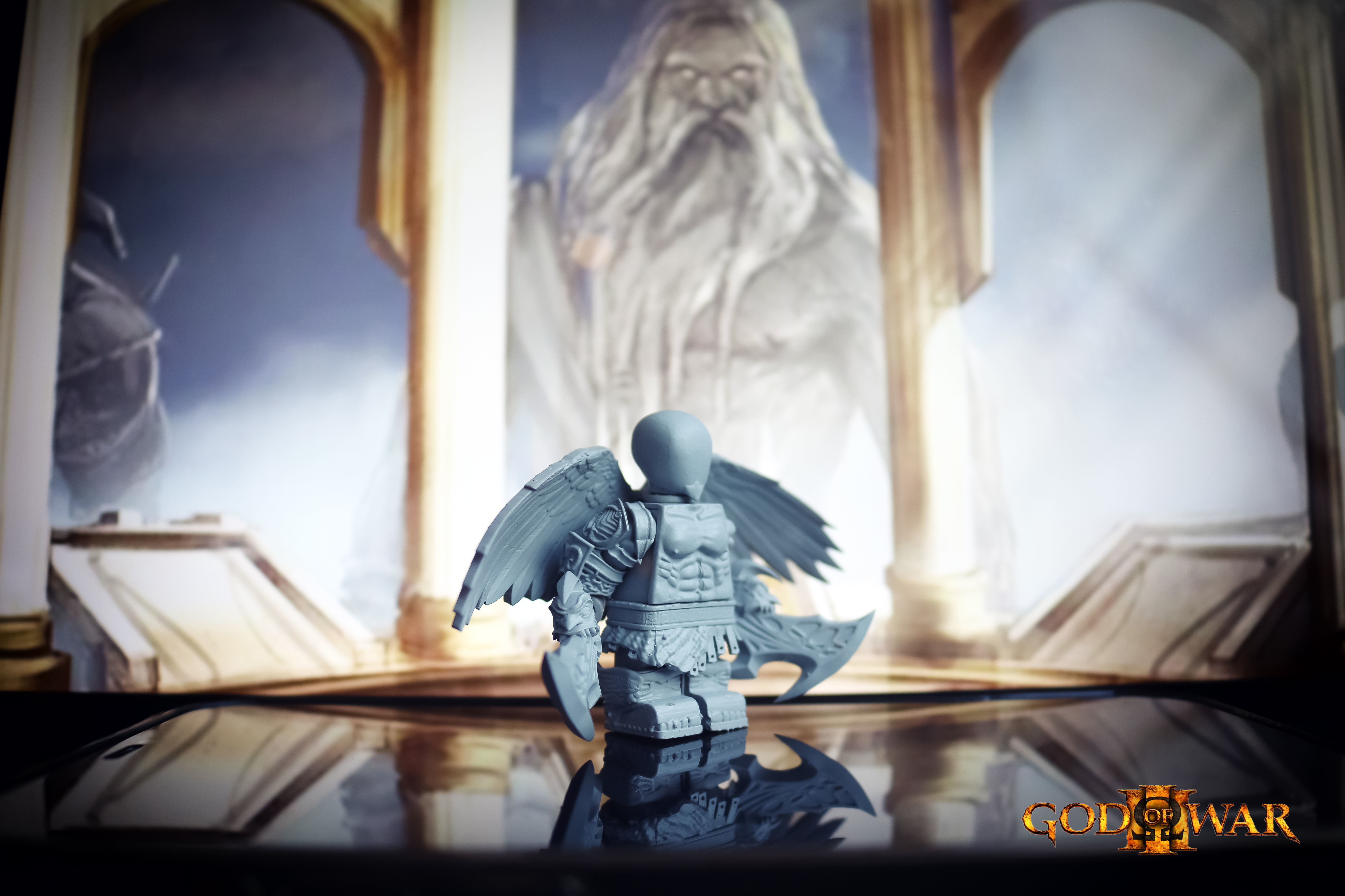 Lego Minifigures - Kratos  God Of War 3 3D print model_4