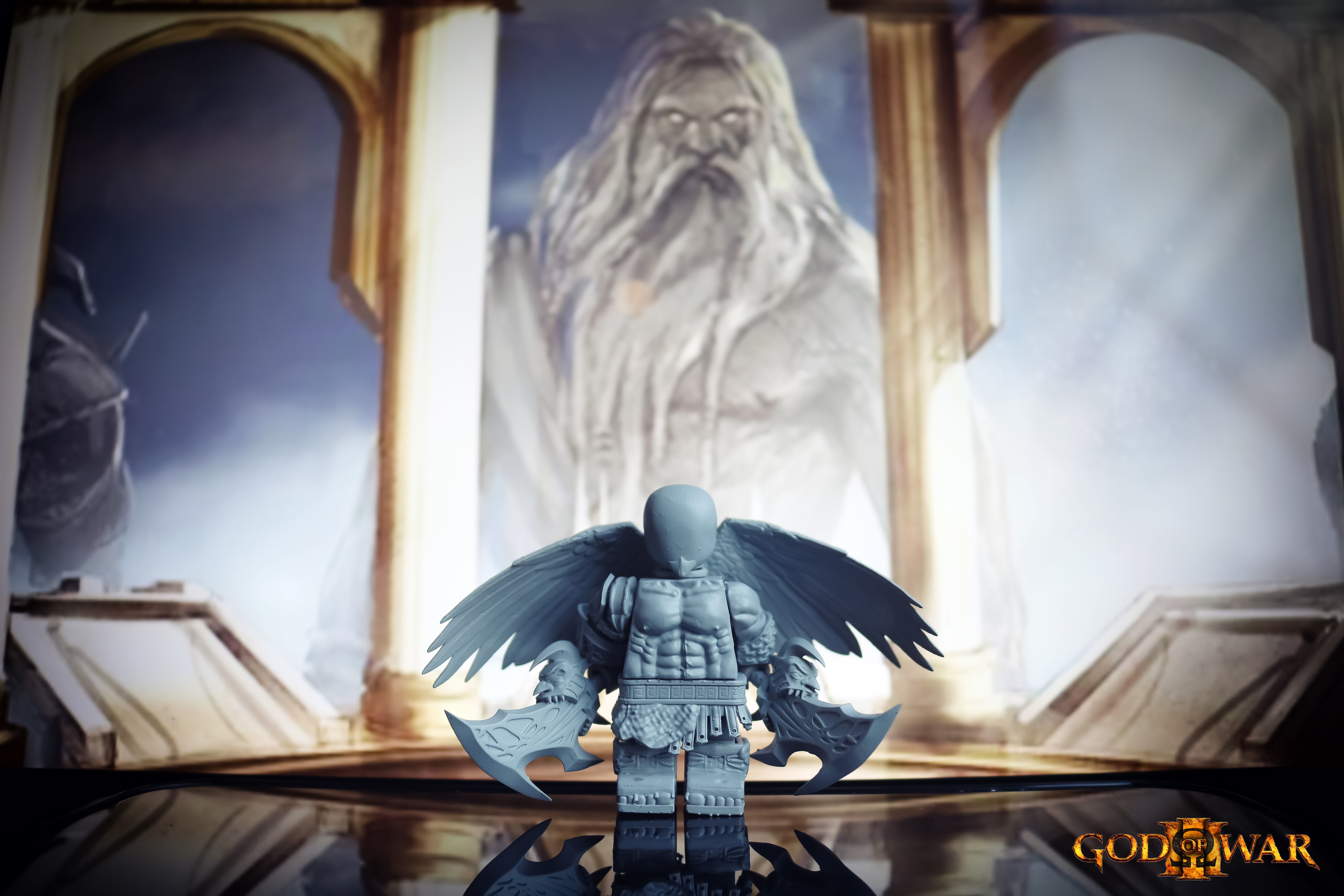 Lego Minifigures - Kratos  God Of War 3 3D print model_7