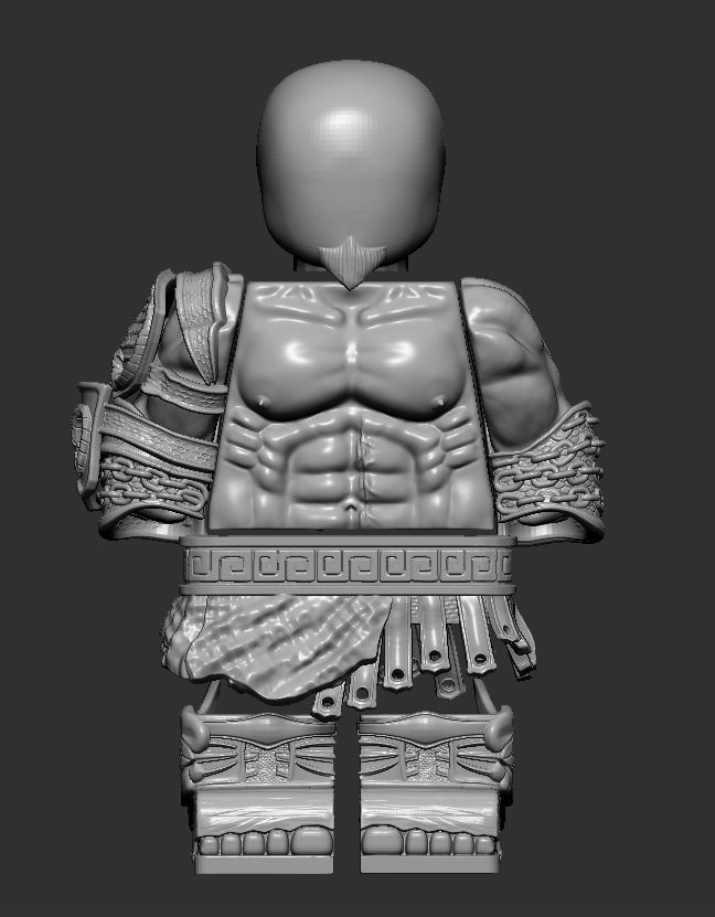 Lego Minifigures - Kratos  God Of War 3 3D print model_18