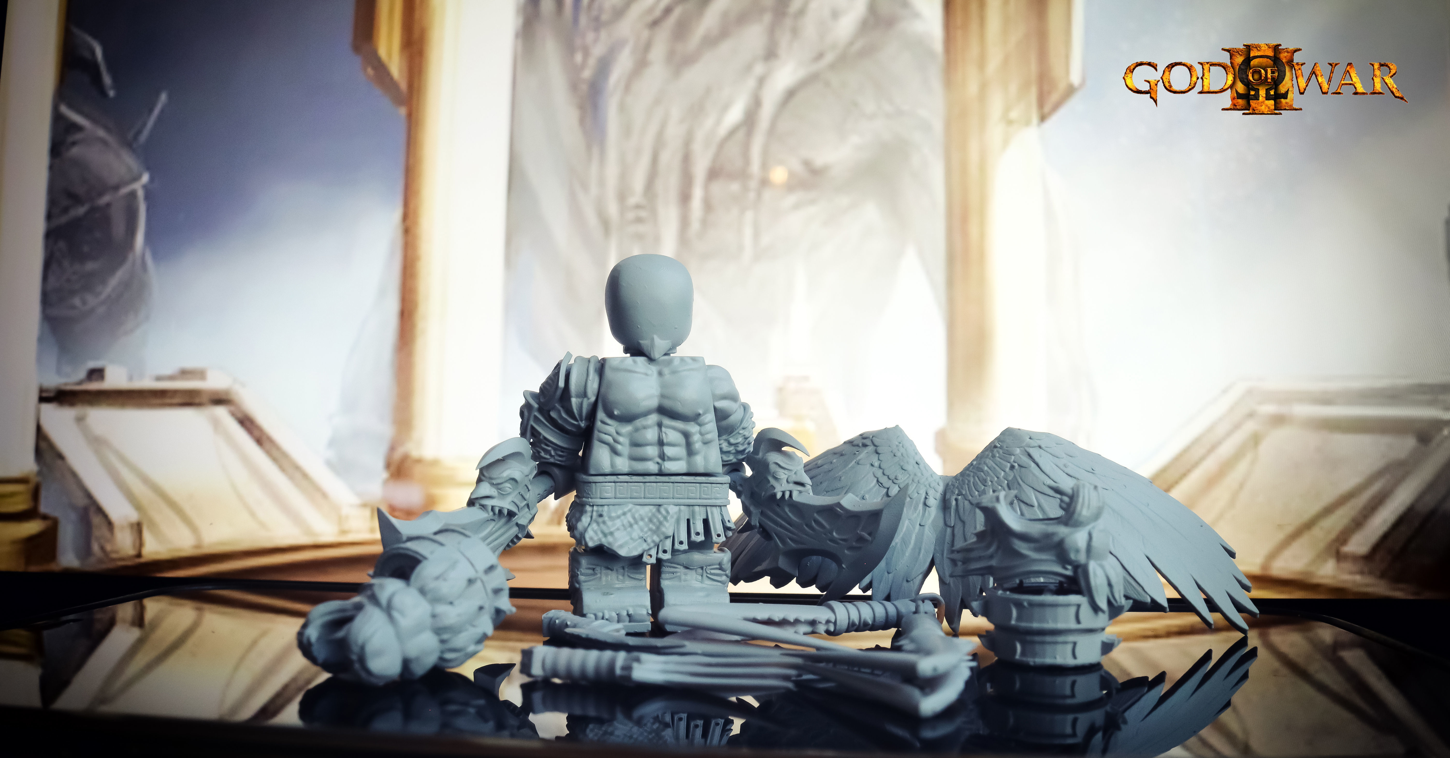 Lego Minifigures - Kratos  God Of War 3 3D print model_6