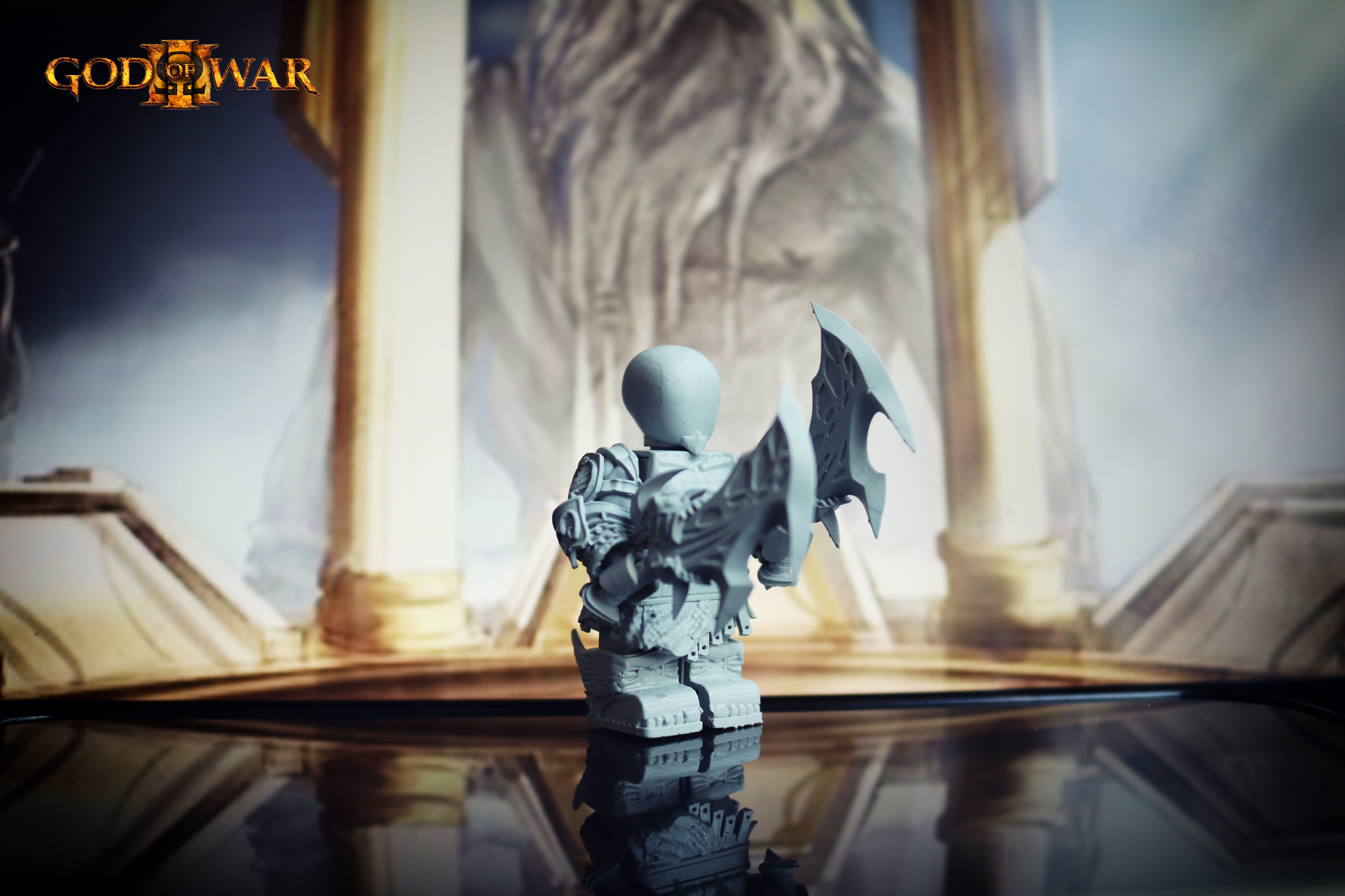 Lego Minifigures - Kratos  God Of War 3 3D print model_9