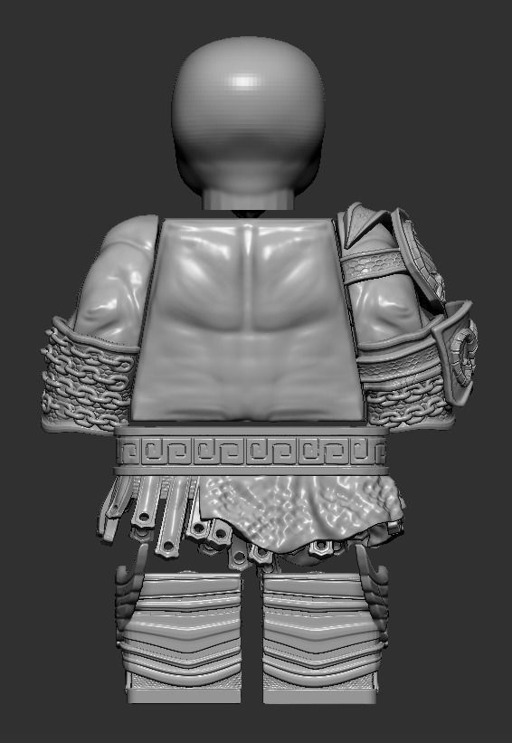 Lego Minifigures - Kratos  God Of War 3 3D print model_23