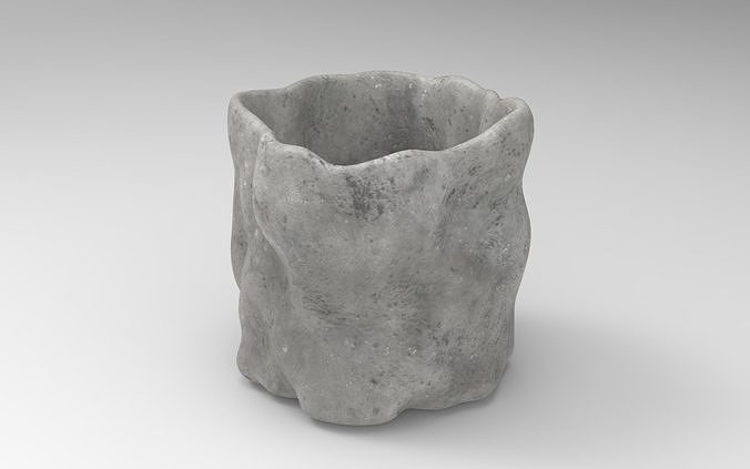 Lopy Vase Low-poly 3D model