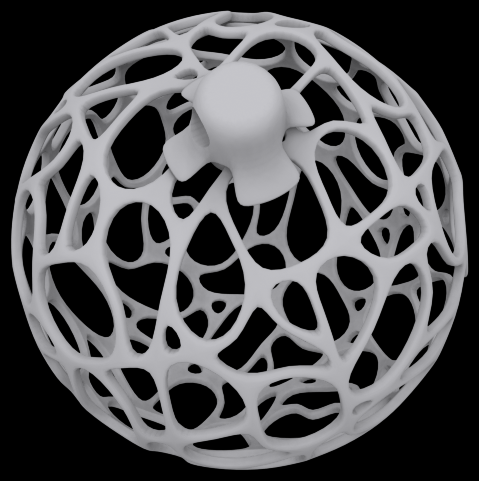 Christmas Tree Globe 3D print model_1