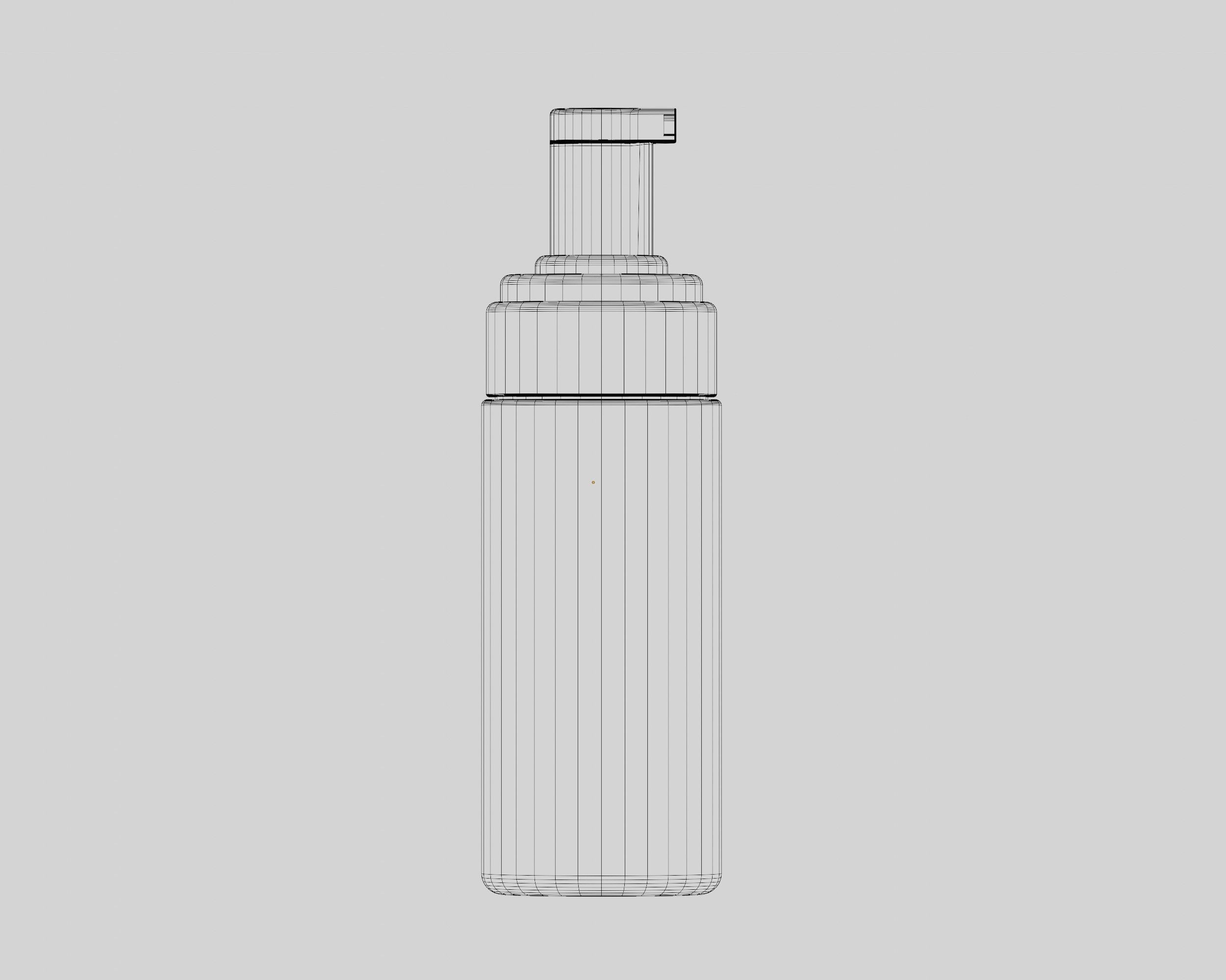 Cosmetic bottle 04 Low-poly 3D model_5