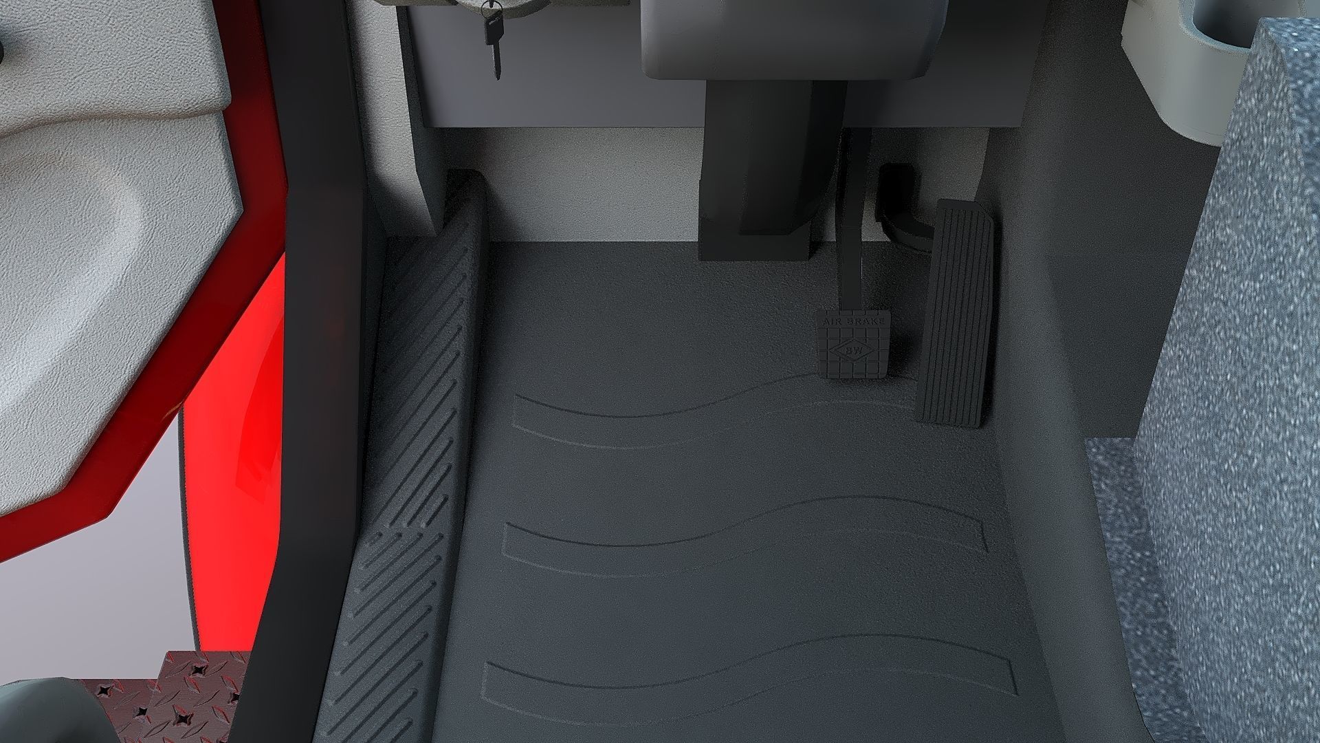 Freightliner M2 106  Ambulance Low-poly 3D model_22