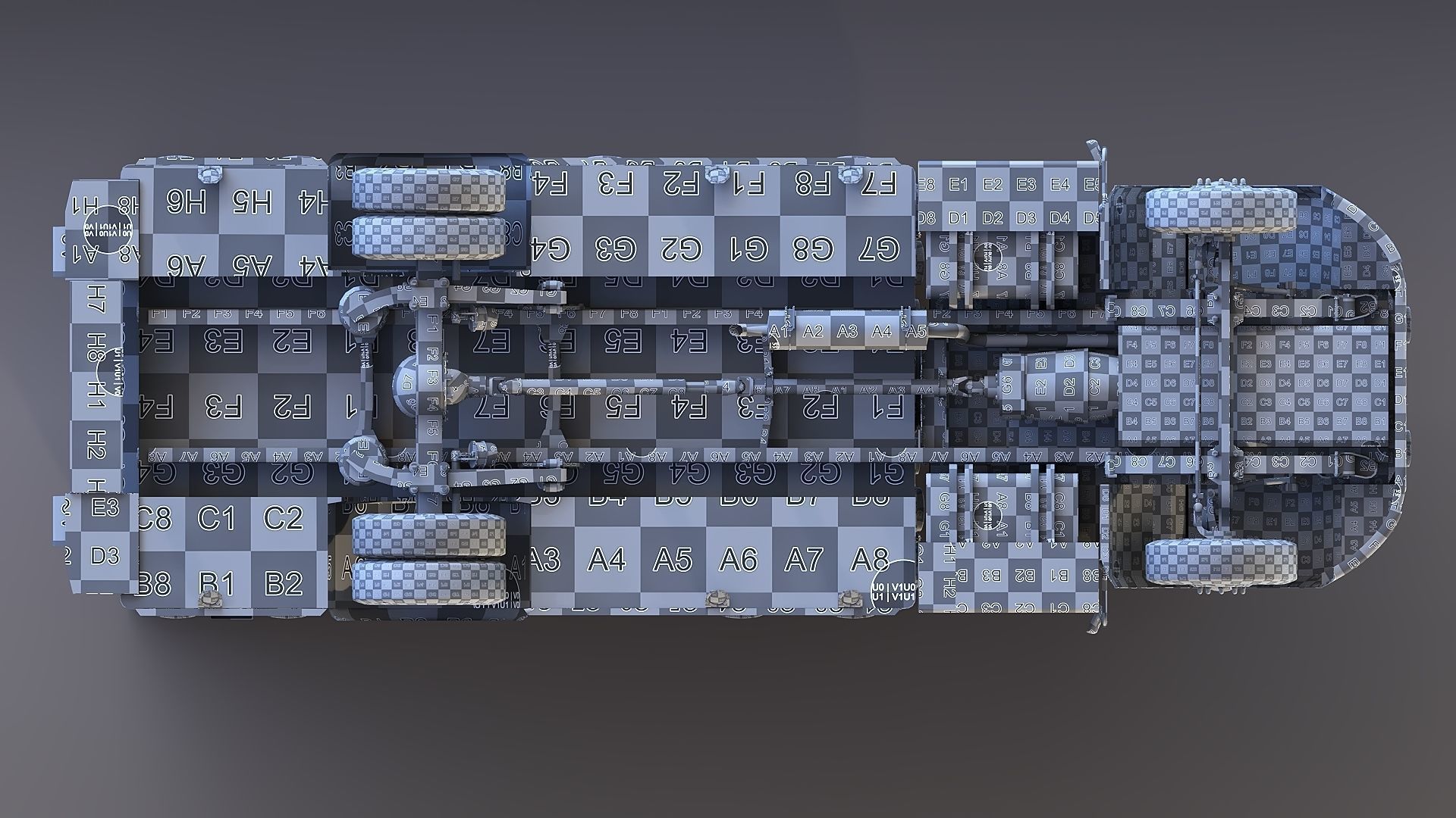 Freightliner M2 106  Ambulance Low-poly 3D model_52