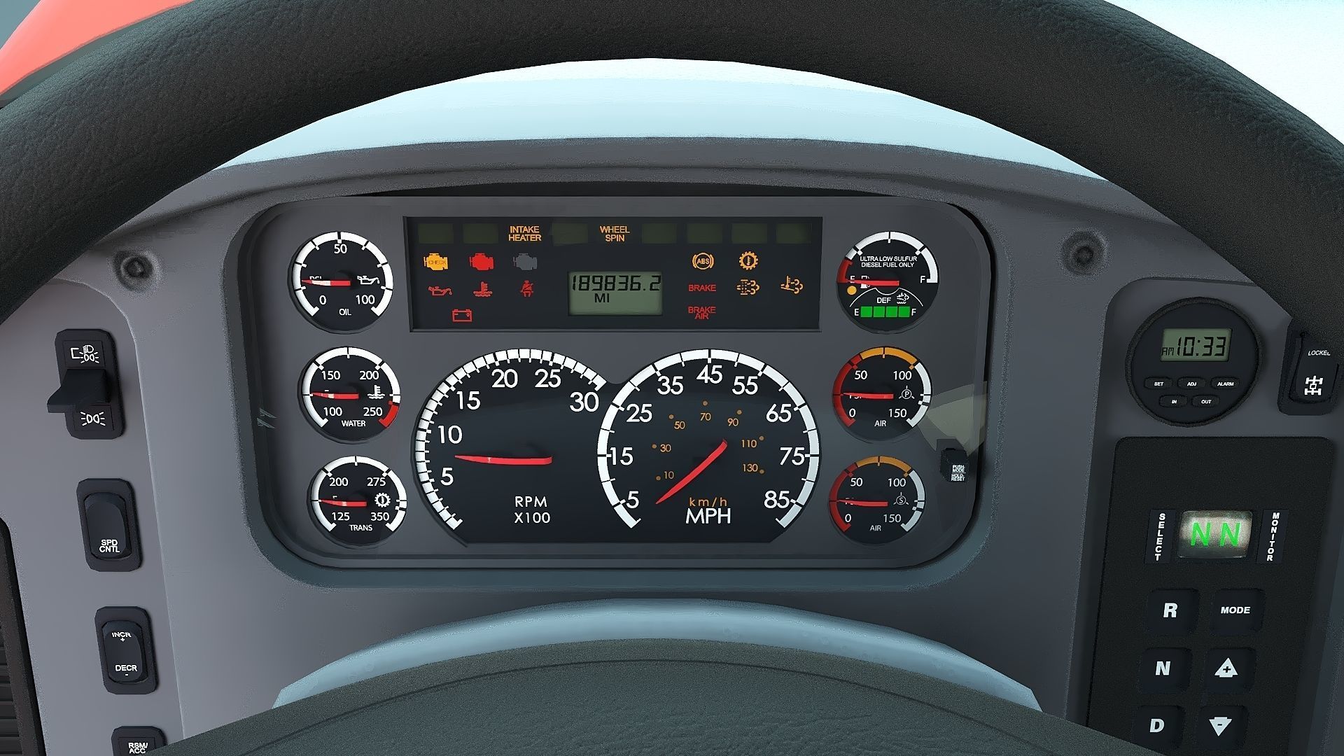 Freightliner M2 106  Ambulance Low-poly 3D model_17