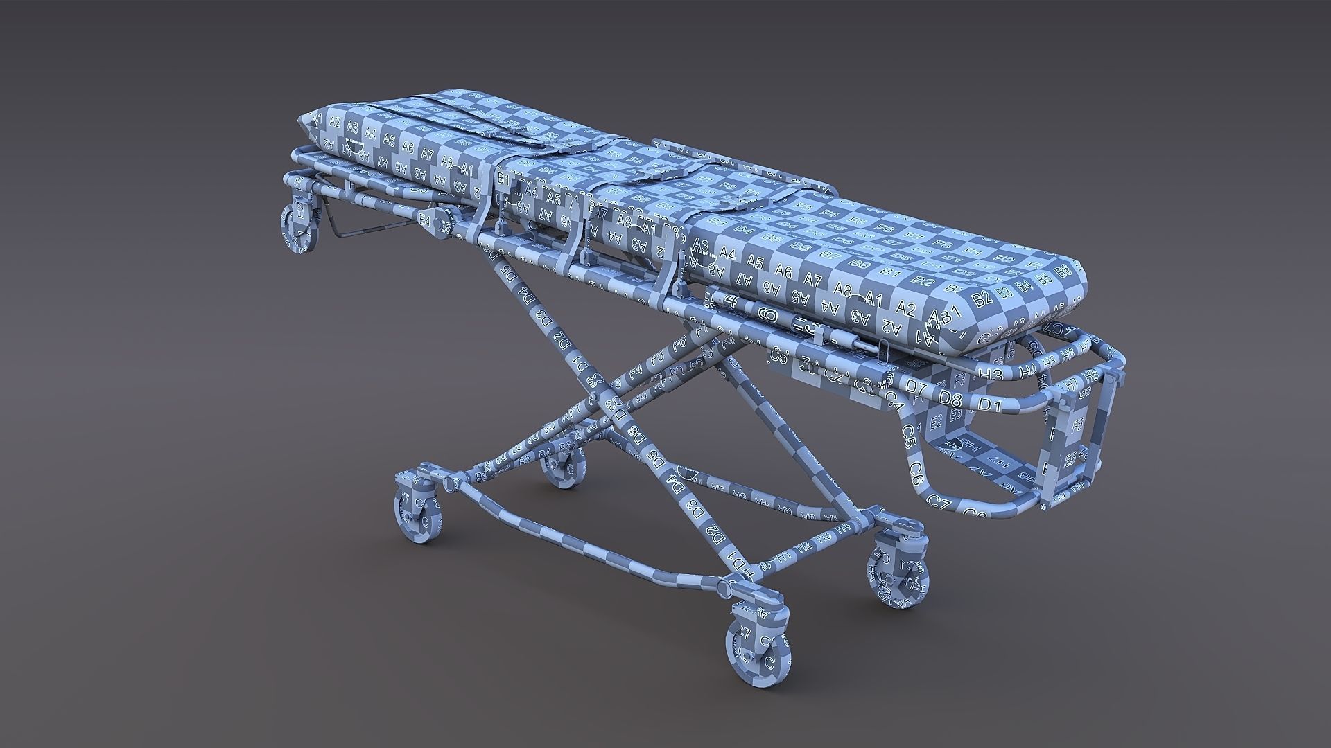 Freightliner M2 106  Ambulance Low-poly 3D model_53