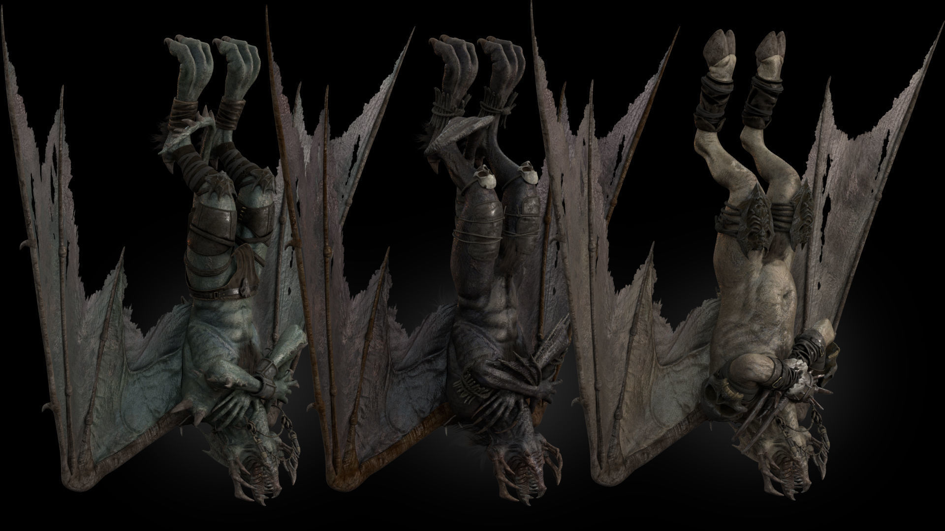 Nightshade Rigged Game Ready Low-poly 3D model_15