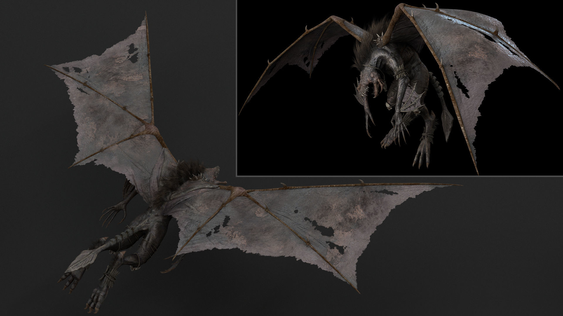 Nightshade Rigged Game Ready Low-poly 3D model_8