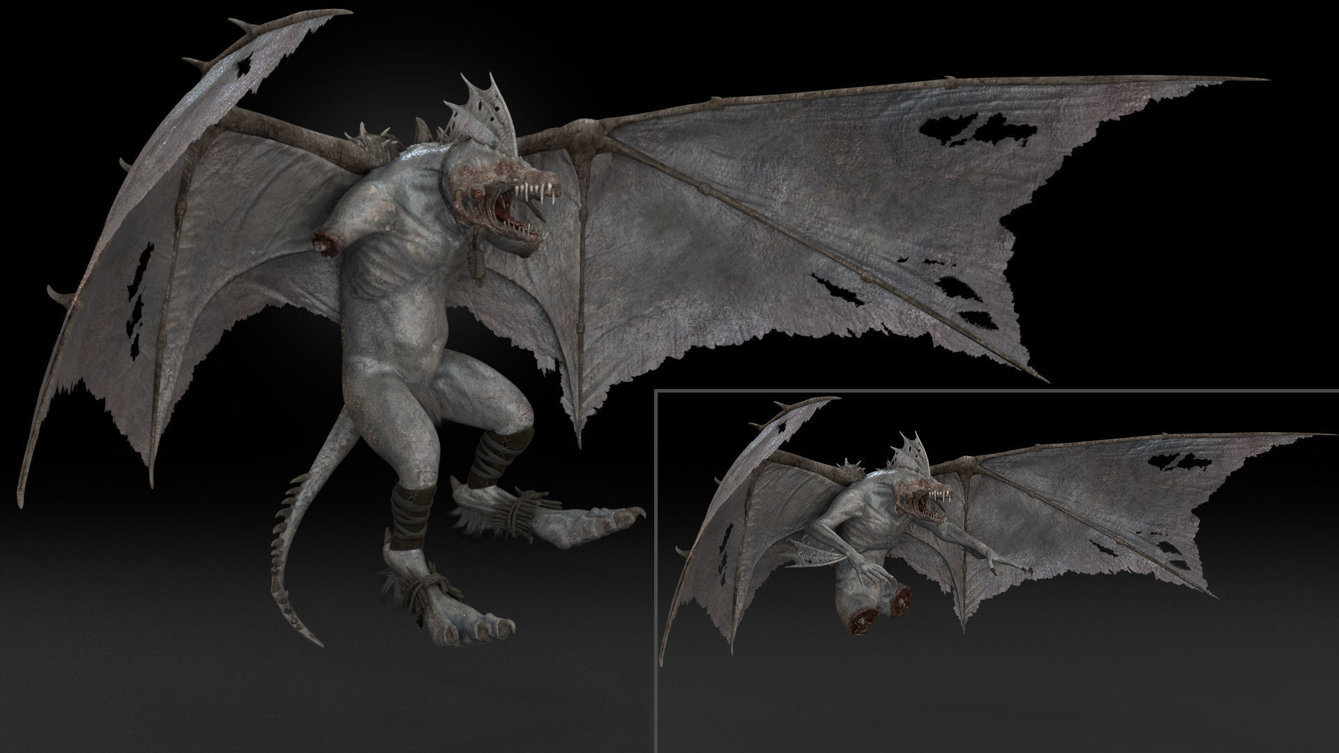 Nightshade Rigged Game Ready Low-poly 3D model_20