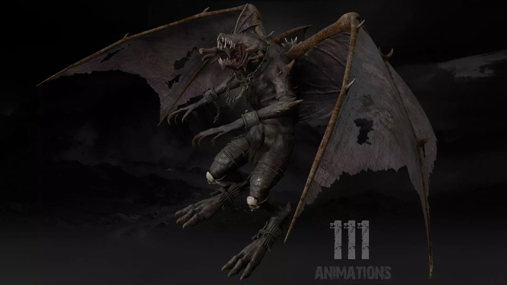 Nightshade Rigged Game Ready Low-poly 3D model_0