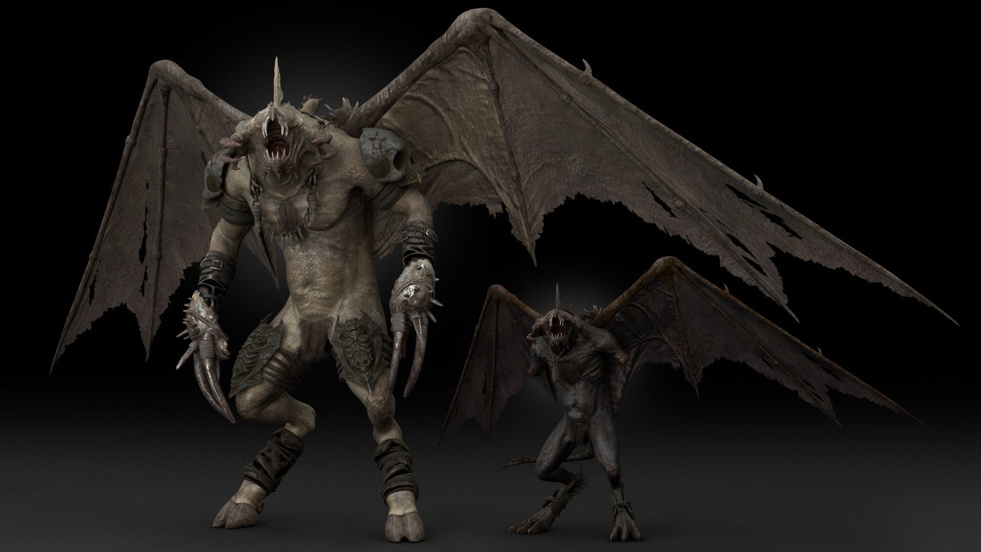 Nightshade Rigged Game Ready Low-poly 3D model_17