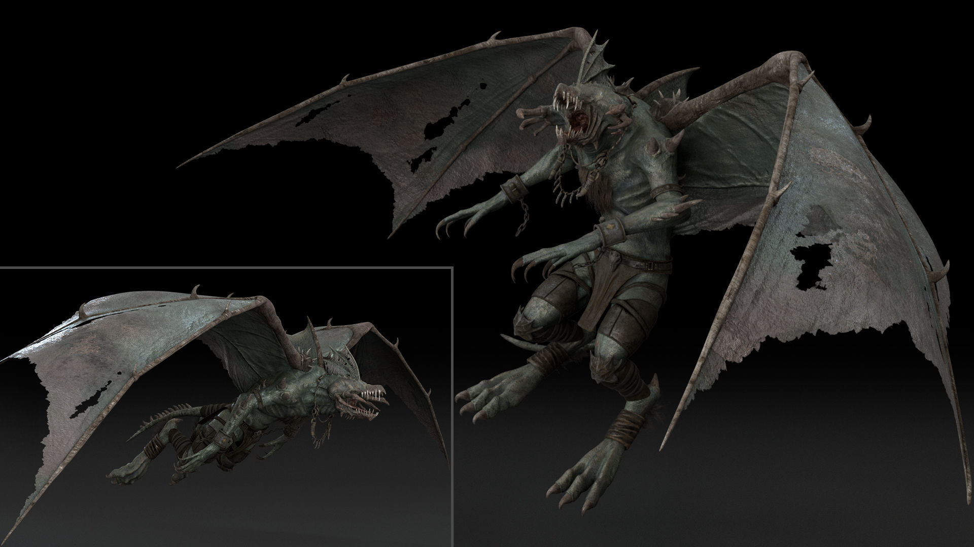 Nightshade Rigged Game Ready Low-poly 3D model_14