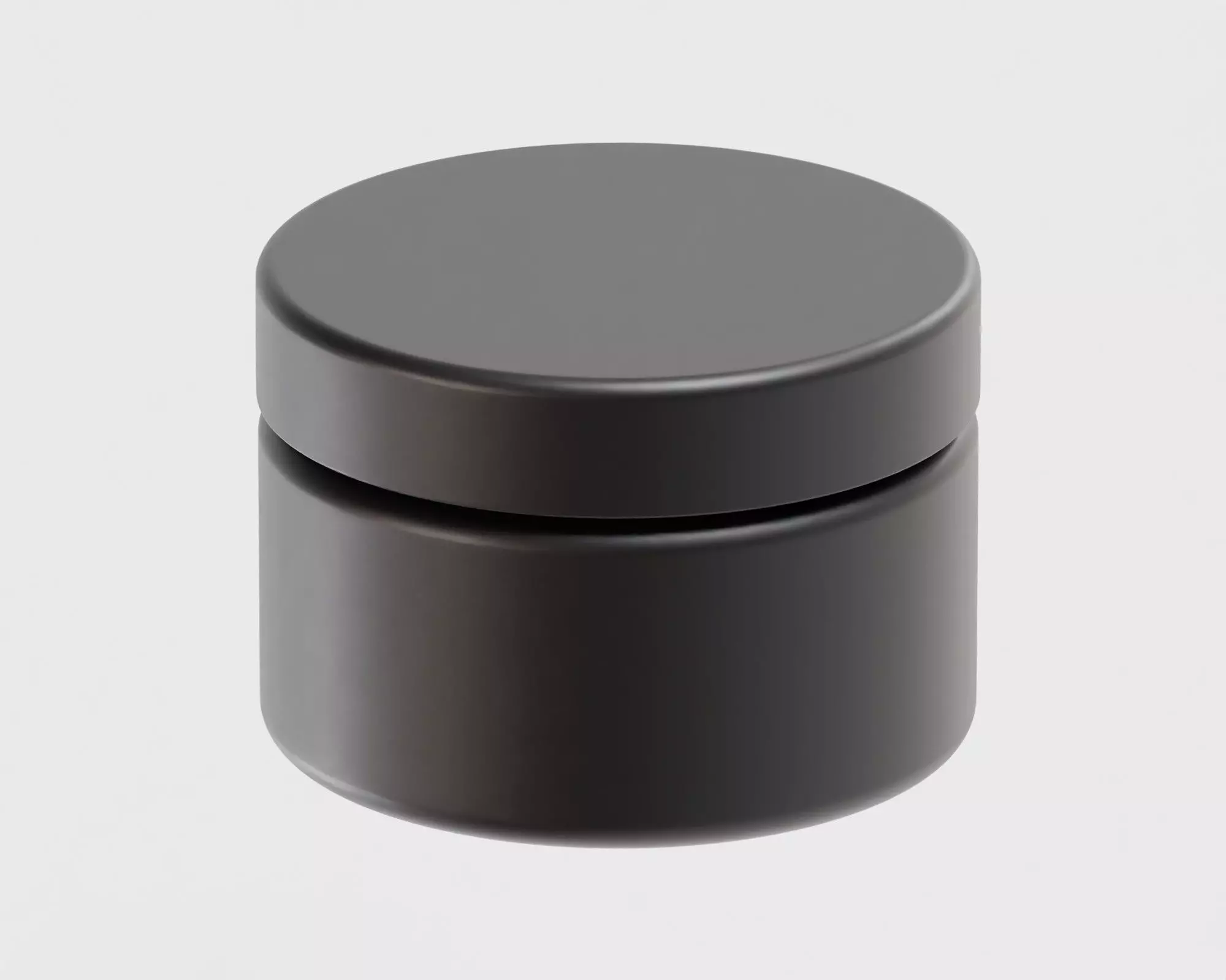 Cosmetic jar 03 Low-poly 3D model_0