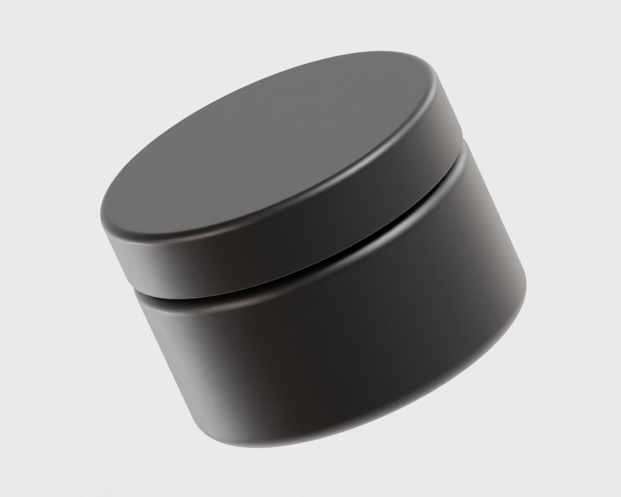 Cosmetic jar 03 Low-poly 3D model_2