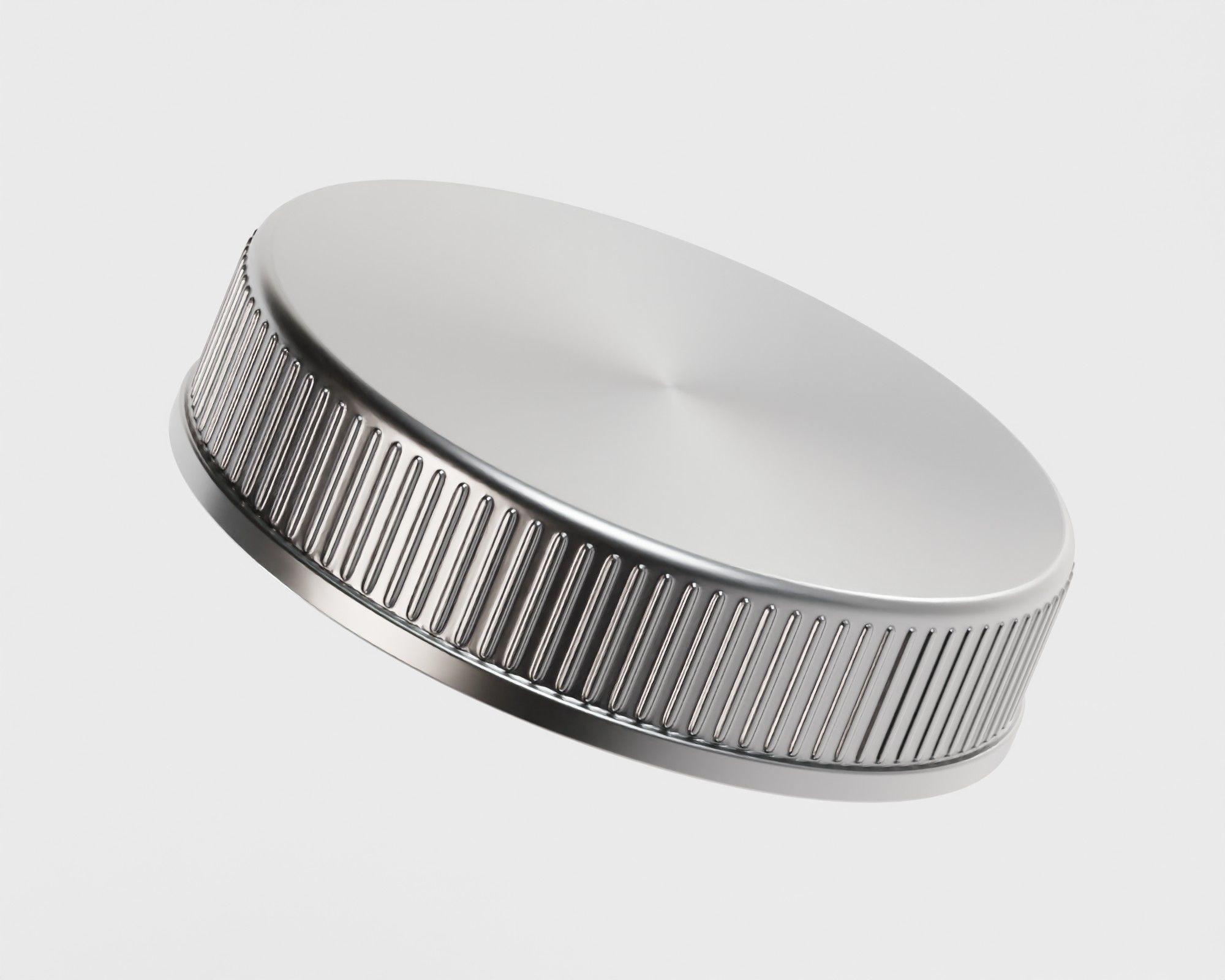 Jar cap Low-poly 3D model_2